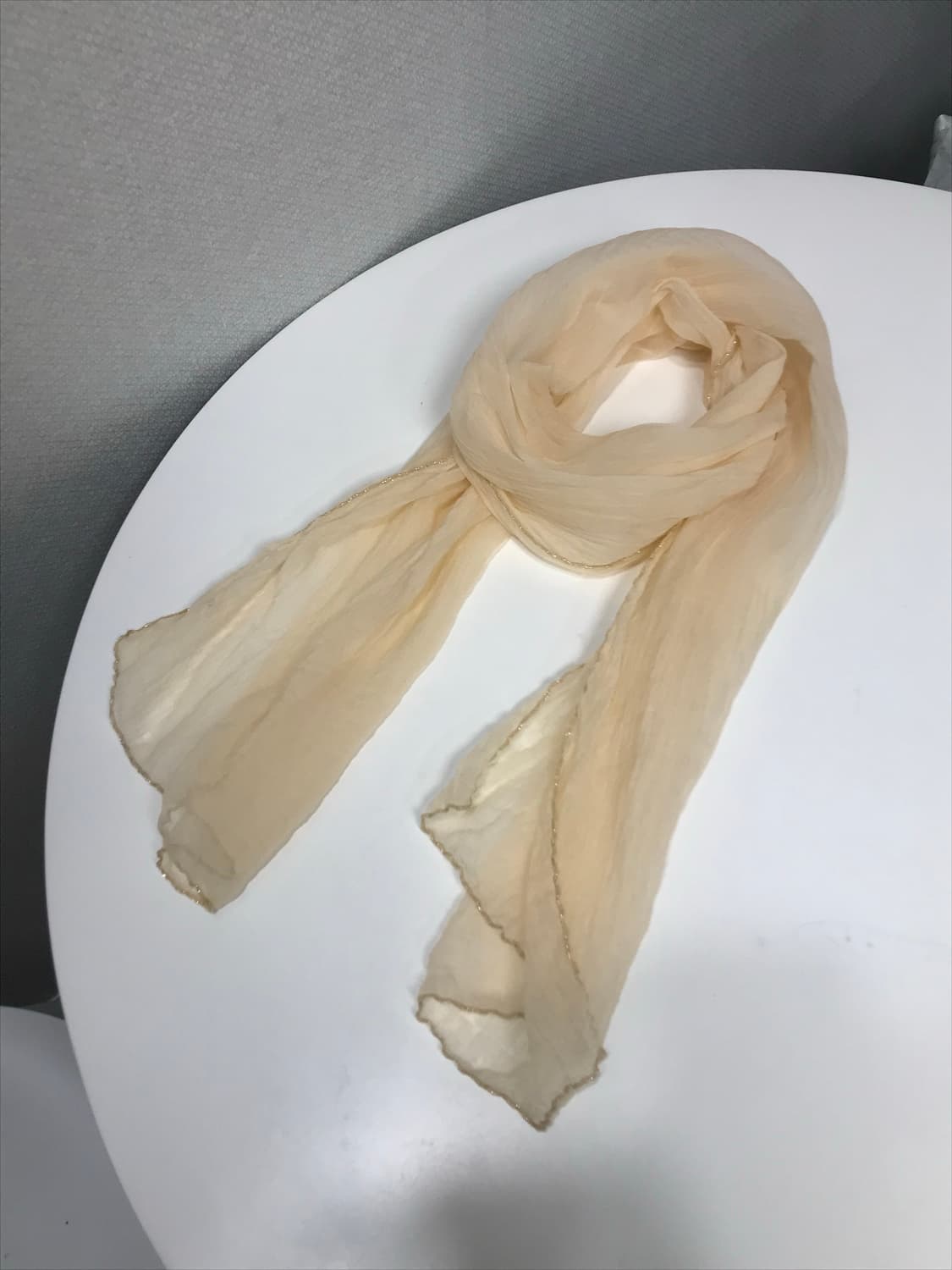 옐로우 골드 스카프 상품이미지1