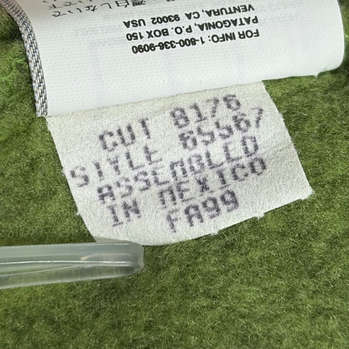 90s 파타고니아 플리스 후리스 스냅티셔츠 상품이미지8