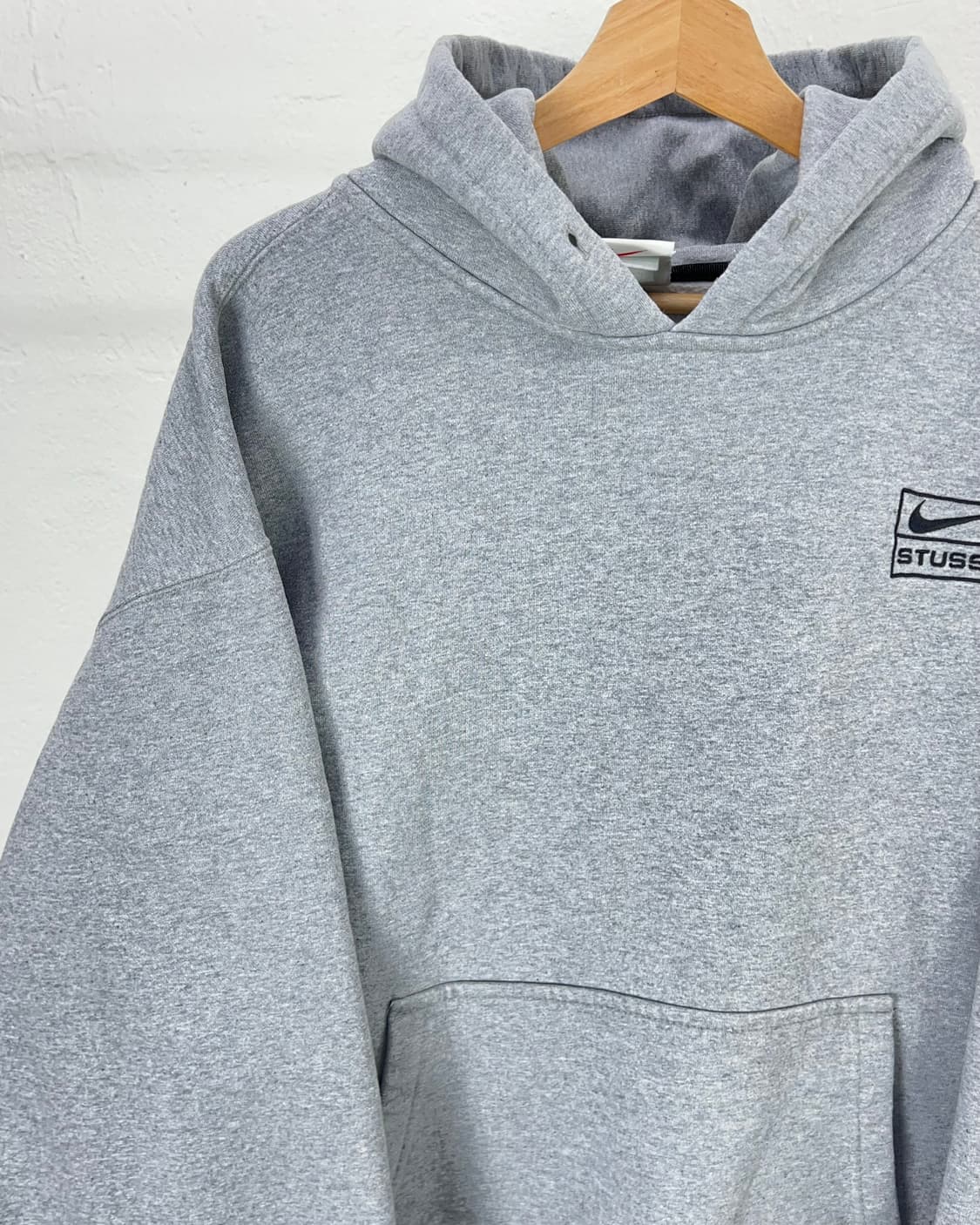 나이키 x 스투시 멜란지 그레이 NRG RA 후디 상품이미지2