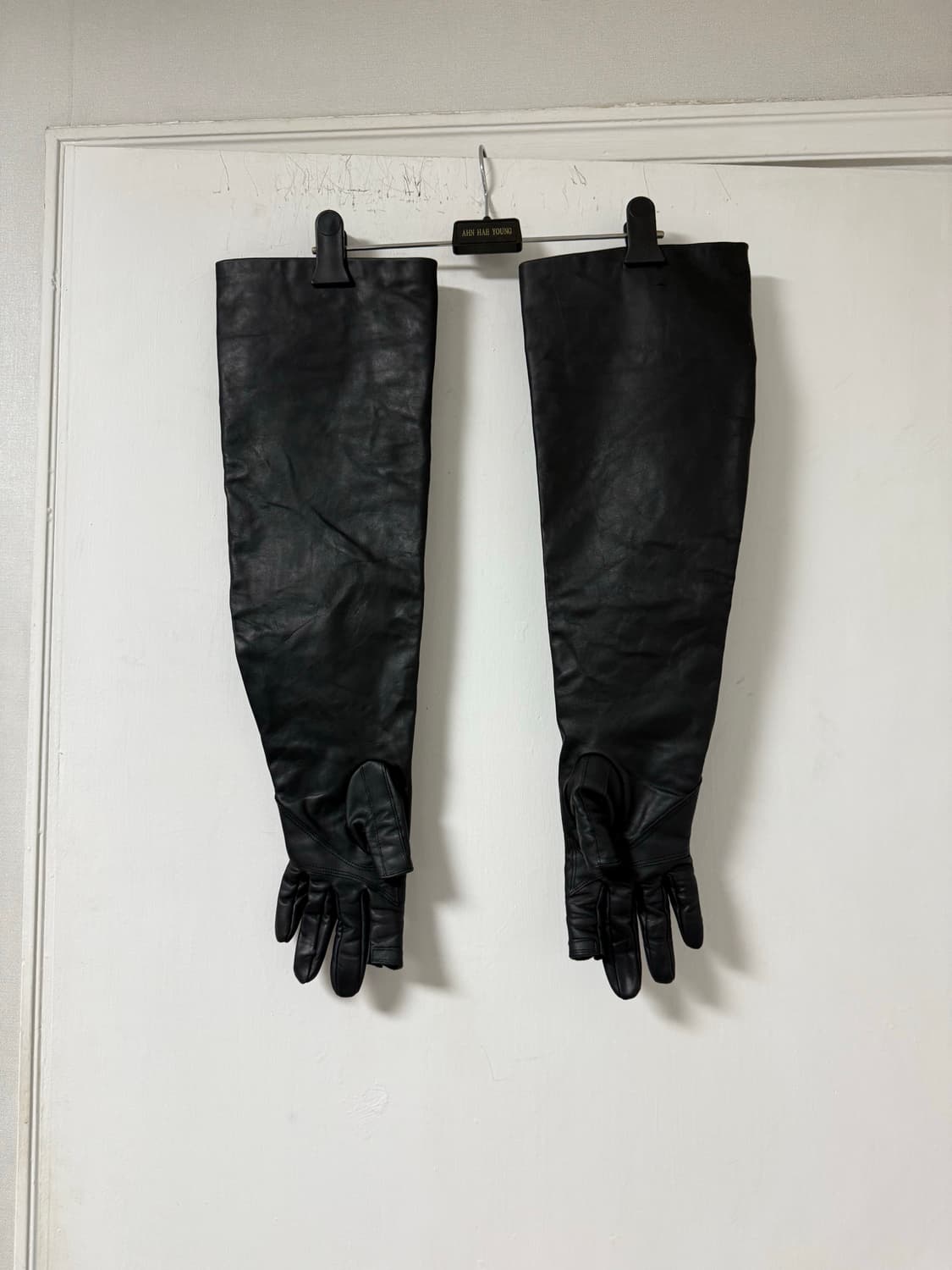 24ss 릭오웬스 런웨이 베이비카프스킨 비치롱 글로브 상품이미지3