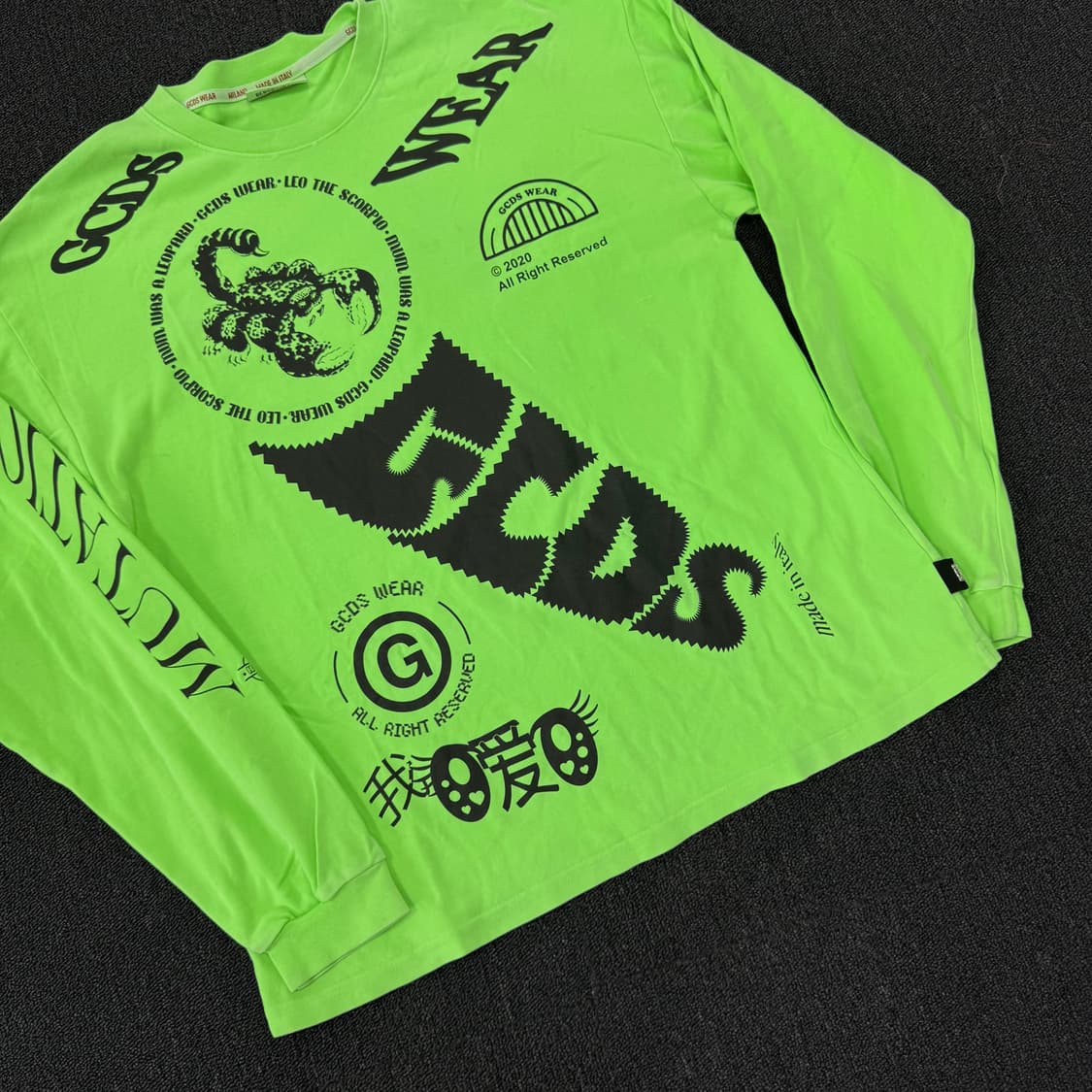 GCDS 프린팅 롱슬리브 티셔츠 상품이미지3