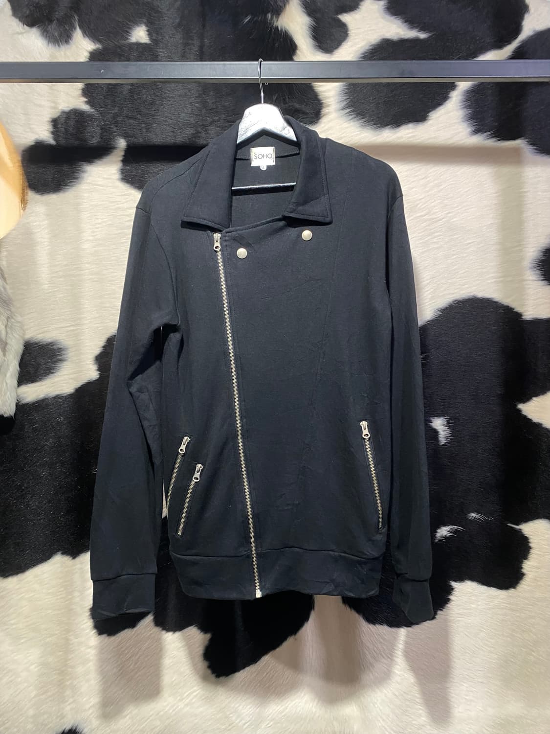 Soho 사선 지퍼 자켓 상품이미지2