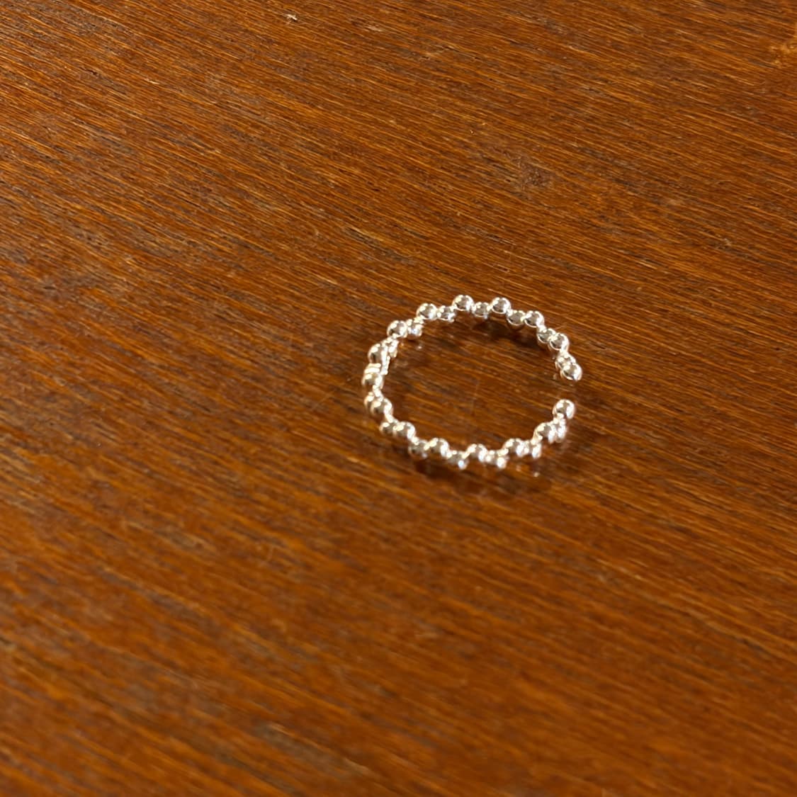 새상품 여성 오픈링 더블볼 반지 은반지 실버링 상품이미지4