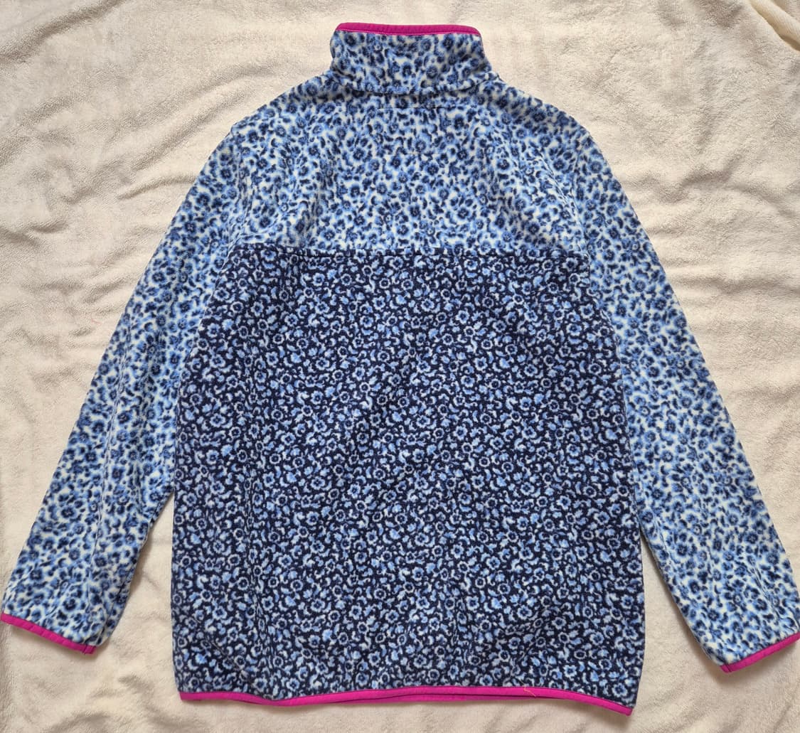 일본 LAND'S END 랜즈앤드 플리스 스냅티 풀오버 여성 L 상품이미지3