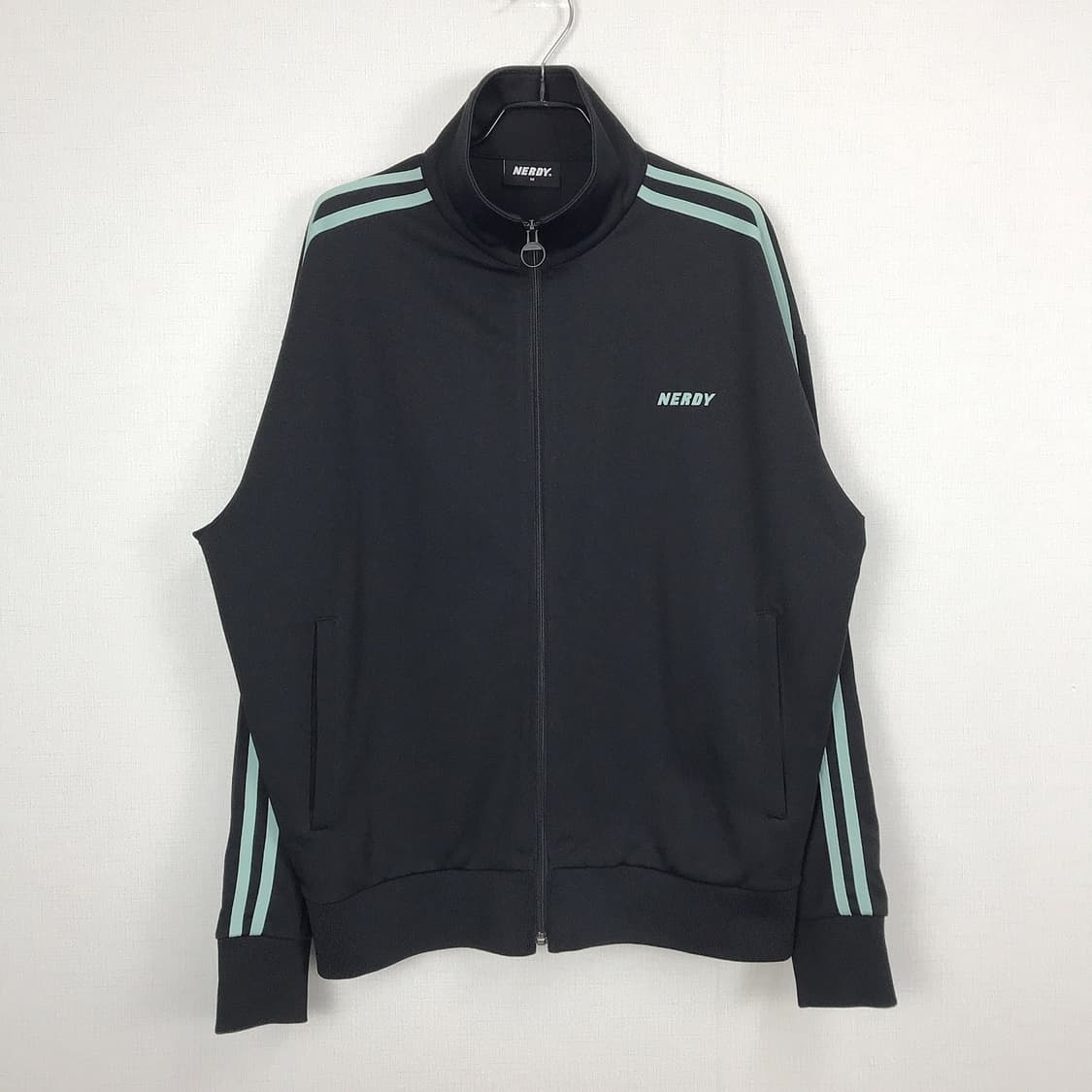 널디 NERDY 민트 트랙탑 오버핏 져지 남성M 상품이미지2