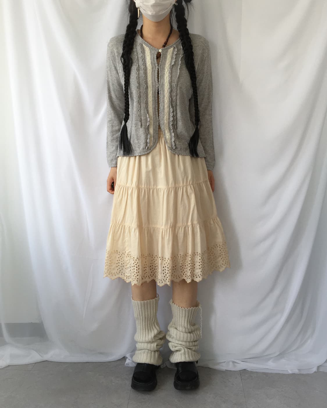 Crochet trimming cardigan 상품이미지1