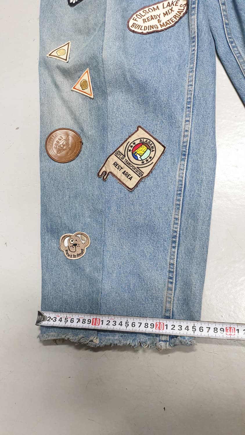 Levi's 리사이클 패치   빈티지 벌룬데님 청바지34 상품이미지5