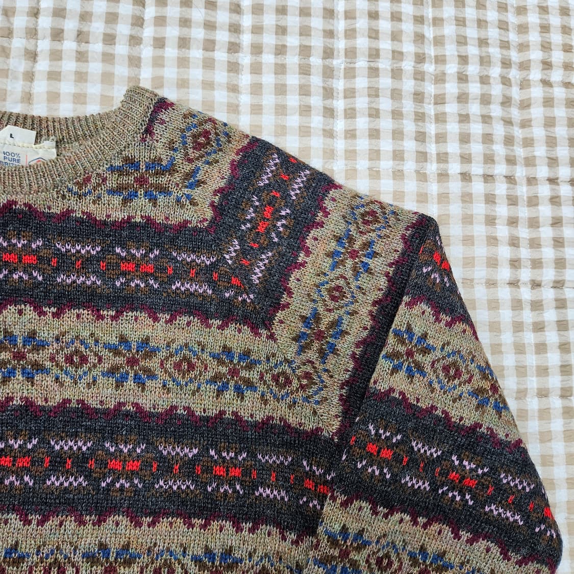 예쁜 울100 니트 스웨터 남자100 상품이미지3