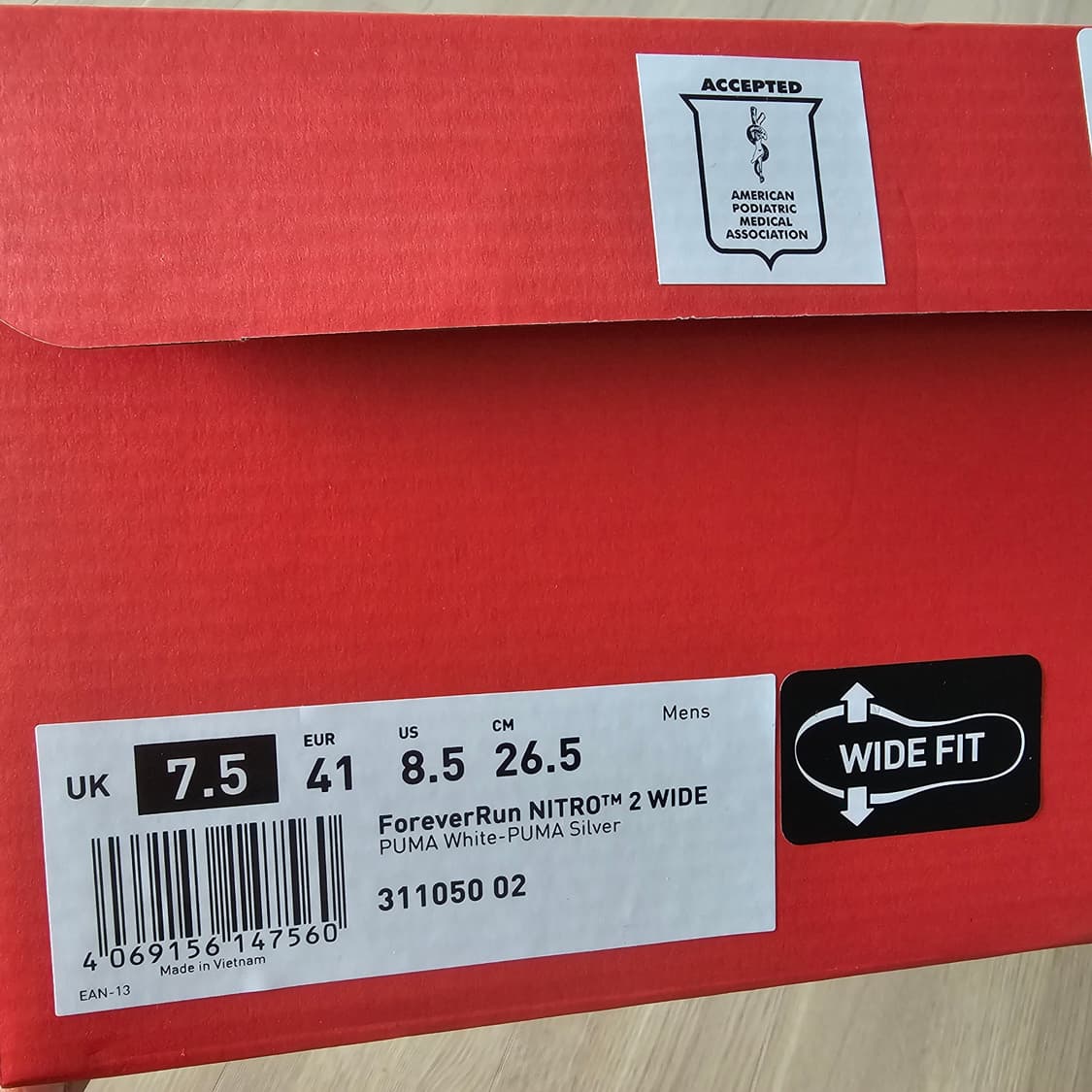 265 새제품) 푸마 포레버런 나이트로 2 와이드 런닝화 러닝화 남자 상품이미지7