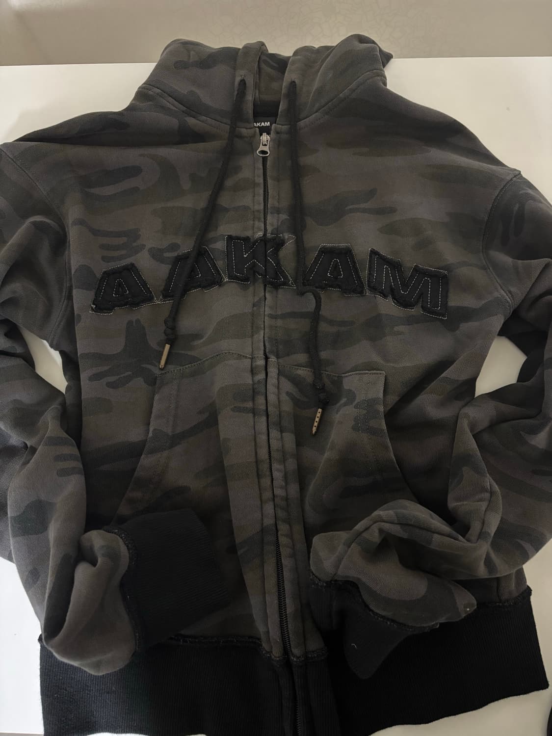 아캄 카모 후드집업 상품이미지2