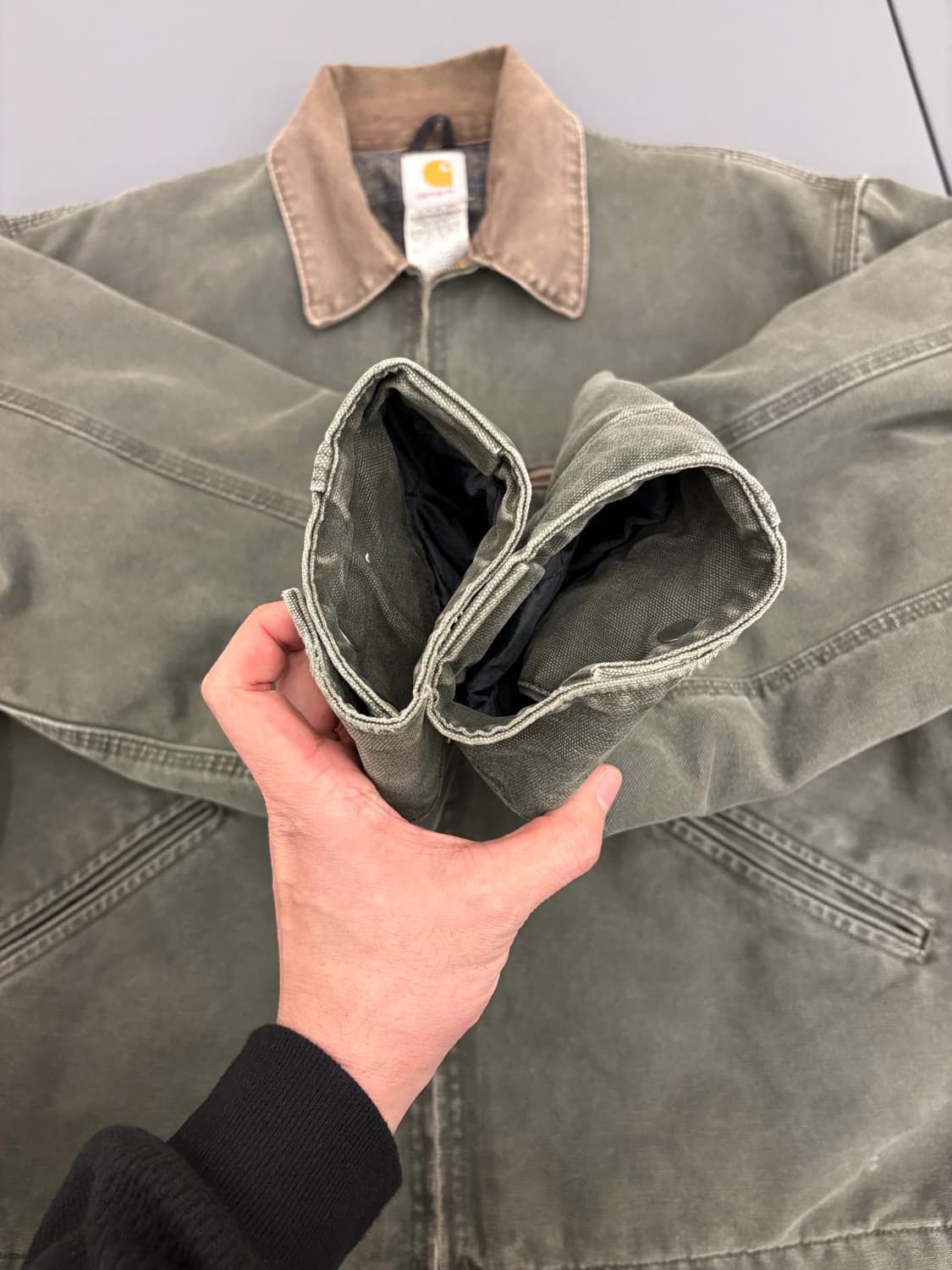 칼하트 j97 모스 그린 XL - 레귤러 상품이미지7