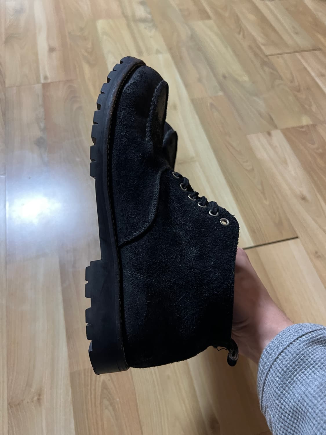 꼼데가르송 옴므 번아웃 빈티지 6홀 부츠 판매 상품이미지2