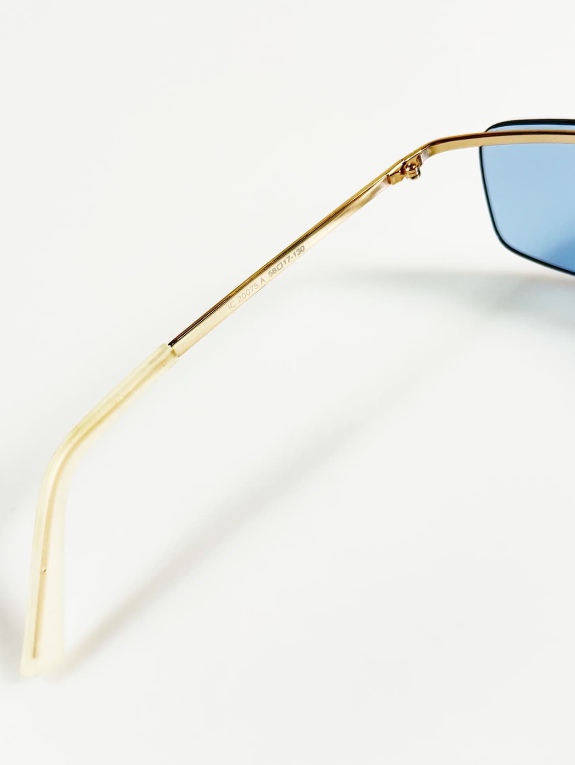 I.COM 무테 스퀘어 블루 틴트 빈티지 선글라스 상품이미지7