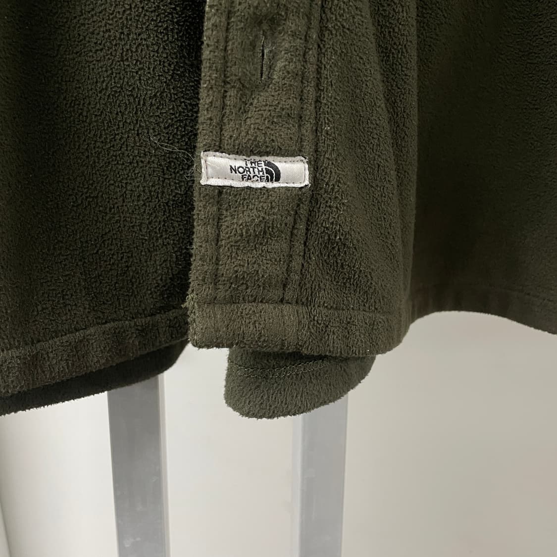 노스페이스 후리스 카키 셔츠 XL 상품이미지4