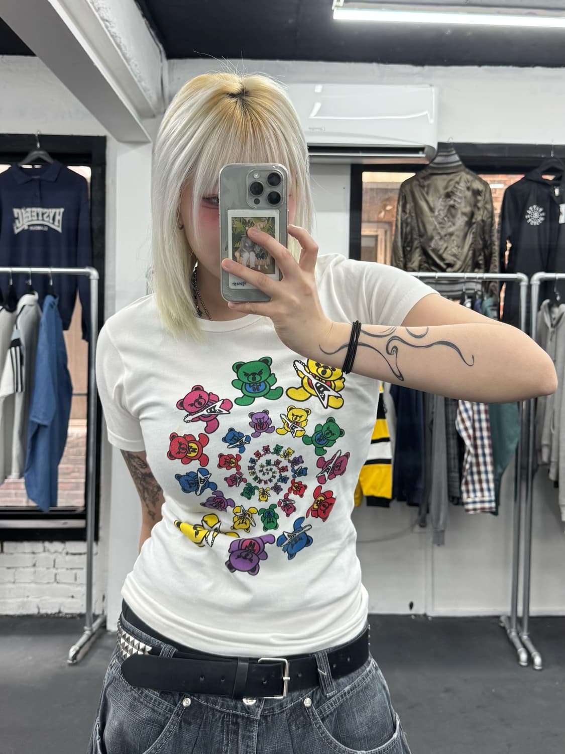 히스테릭 글래머 퍽베어 티셔츠 상품이미지2