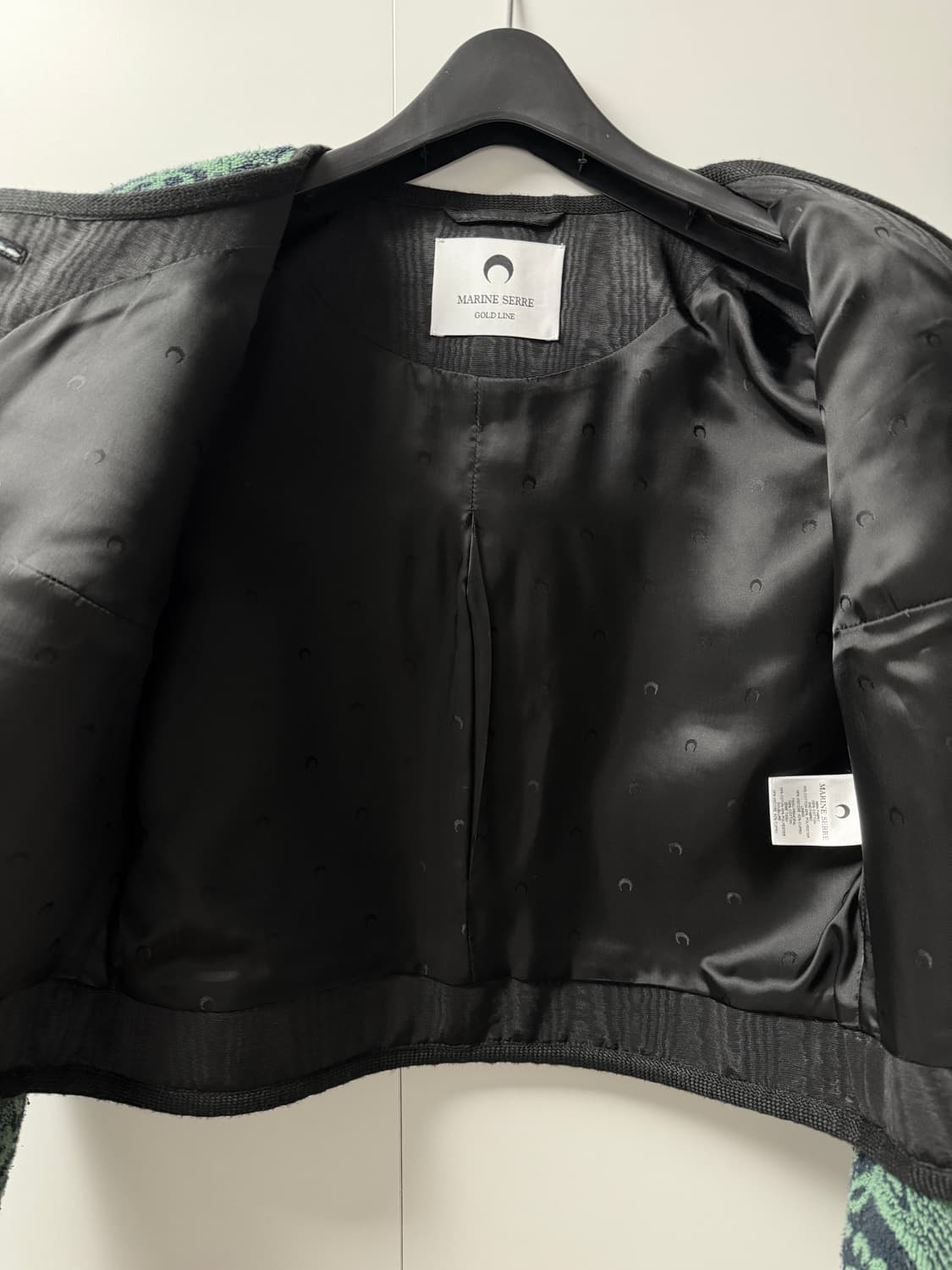 마린세르 문패턴 크롭자켓 상품이미지4