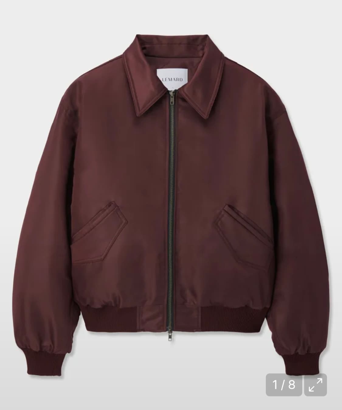 르마드 MA-1 숏 자켓 버건디 2 사이즈 상품이미지1