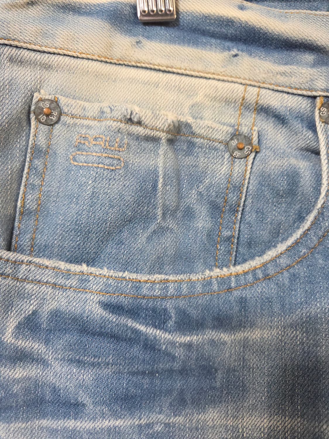 G-Star Raw 3301 데님 워싱진(W33/L32) 상품이미지4