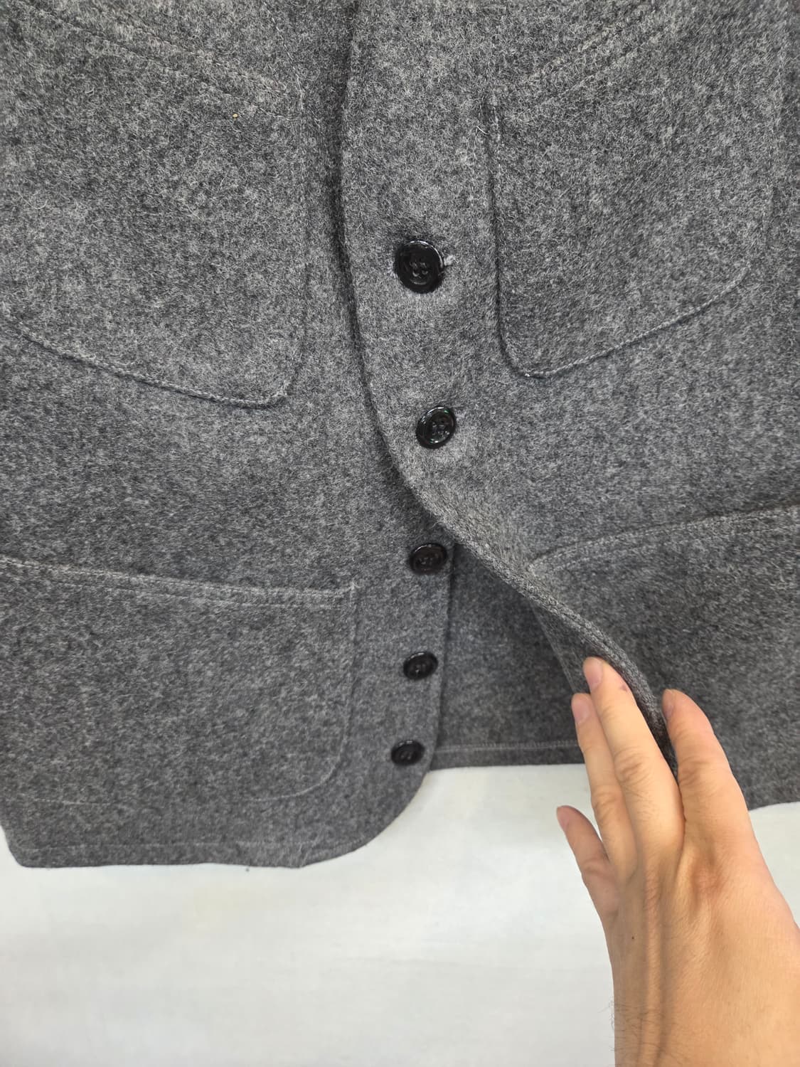 Imogene willie 빈티지 울 조끼 베스트 S 상품이미지4