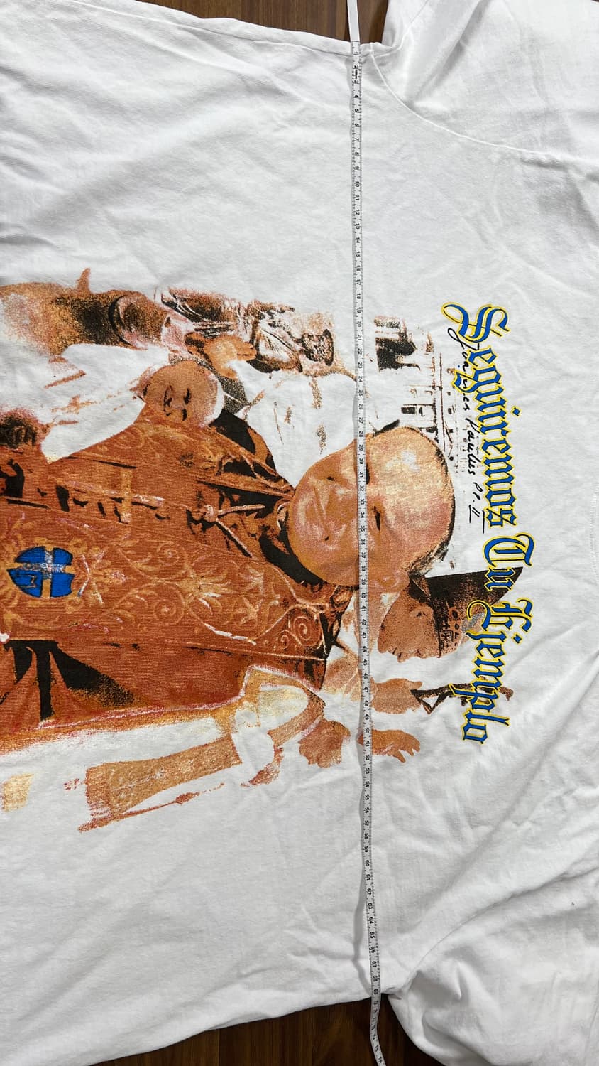 (새상품)이지 시즌9 WLM 화이트 티셔츠 3사이즈 상품이미지5