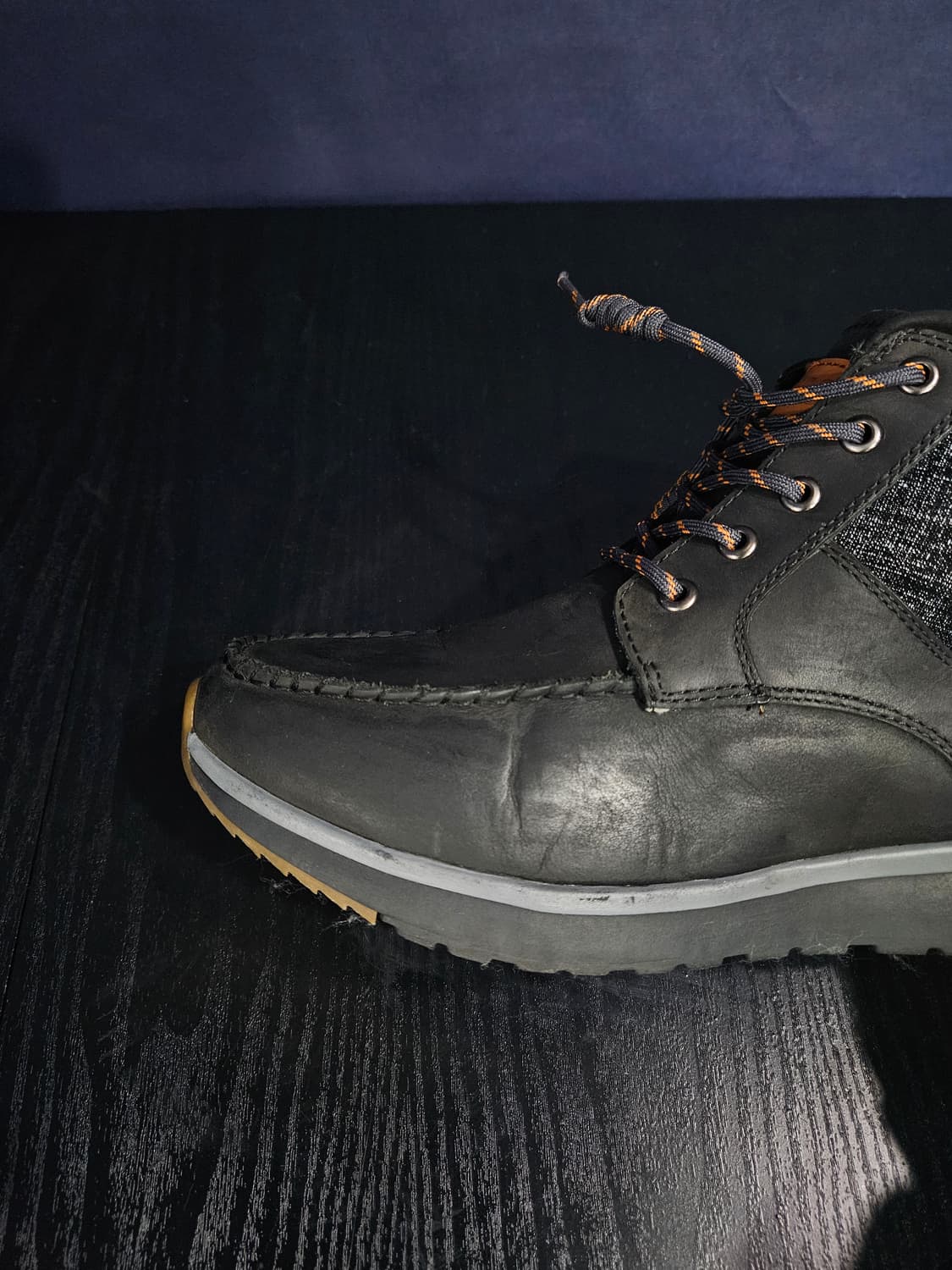 UGG 블랙차콜컬러 남성 260 양모 워커 부츠  상품이미지6