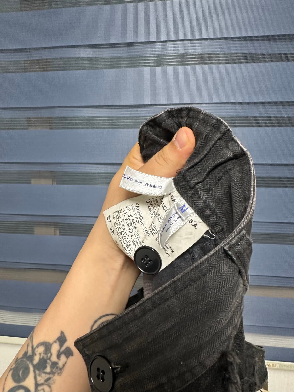 꼼데가르송 셔츠 패치 데님 상품이미지4