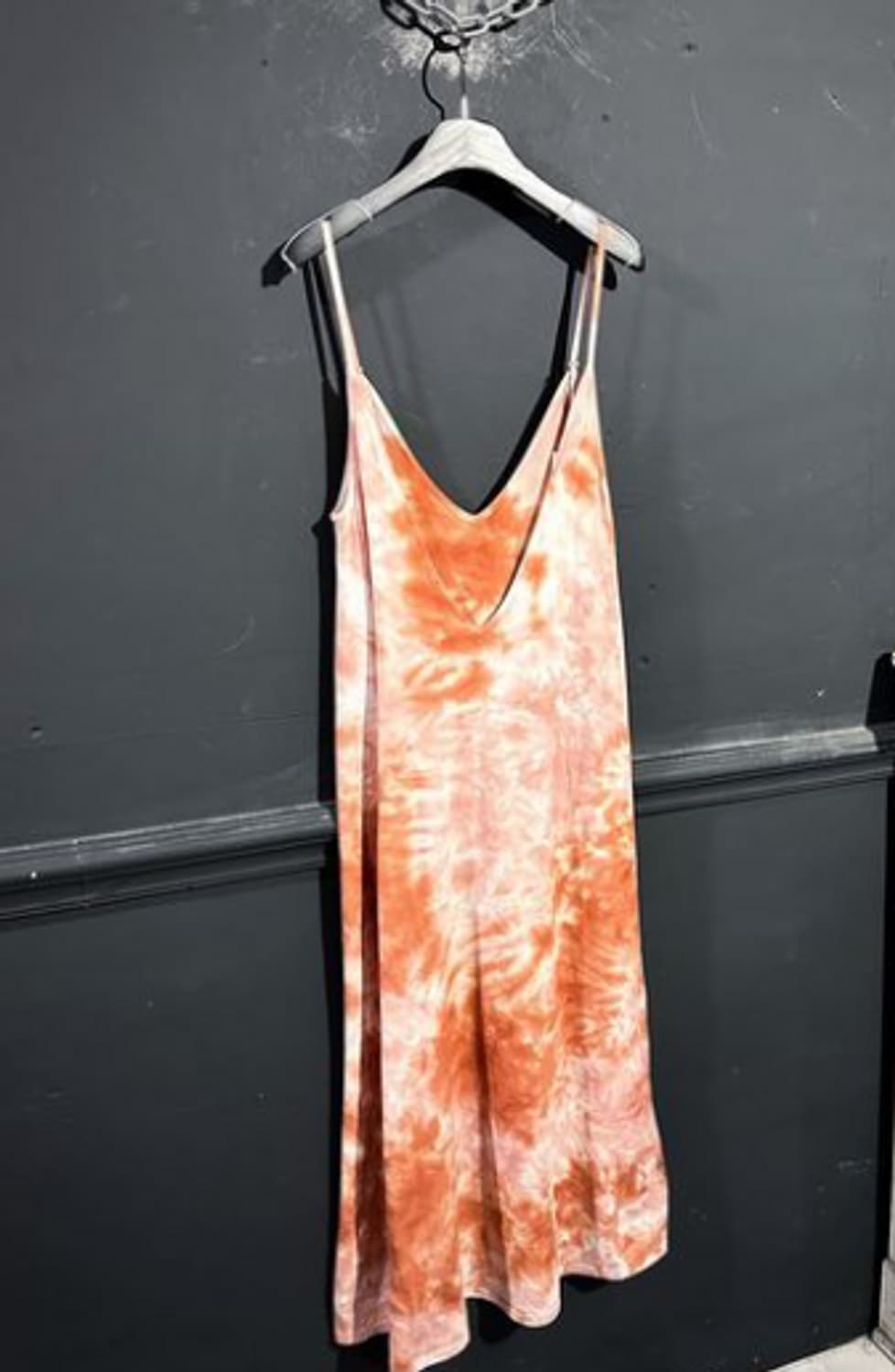 ORANGE DYEING SLEEVELESS MAXI OPS 상품이미지3
