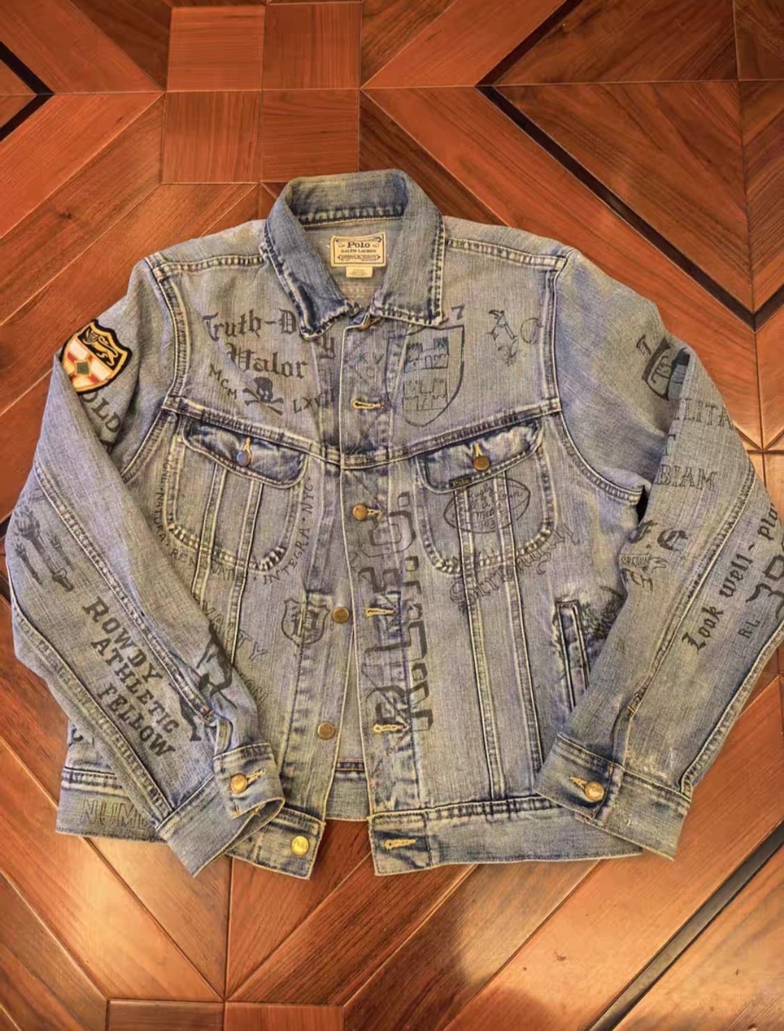 폴로 그래피티 데님자켓 상품이미지1