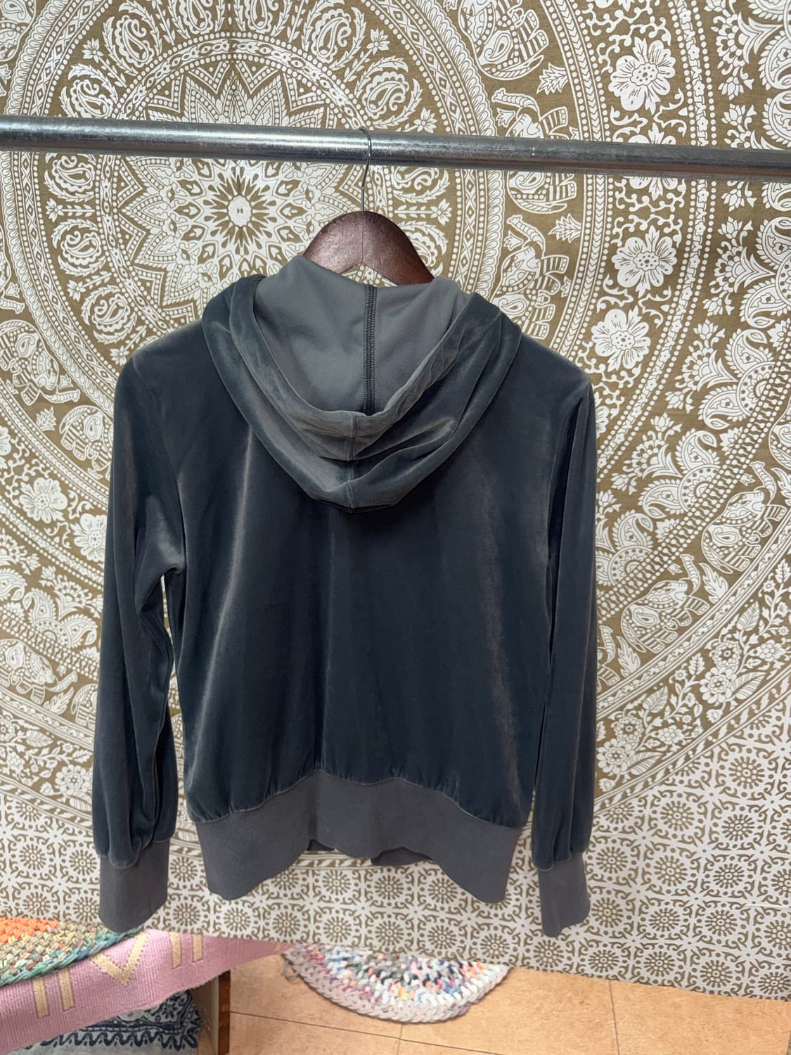 퓨마 여성 벨벳 후드집업  상품이미지6