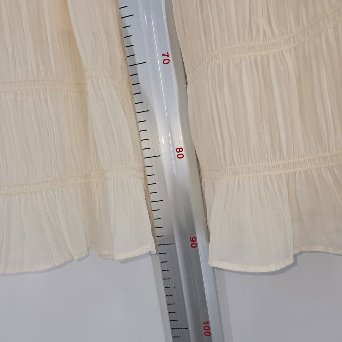 아이보리 캉캉 롱 스커트 상품이미지7