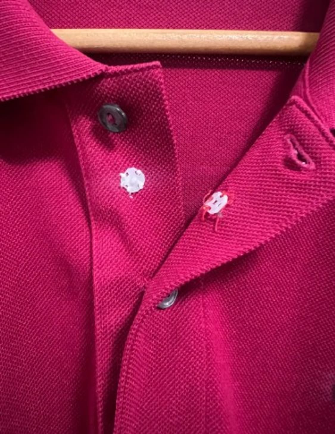 라코스테 남성 레드 카라티셔츠 100 상품이미지4