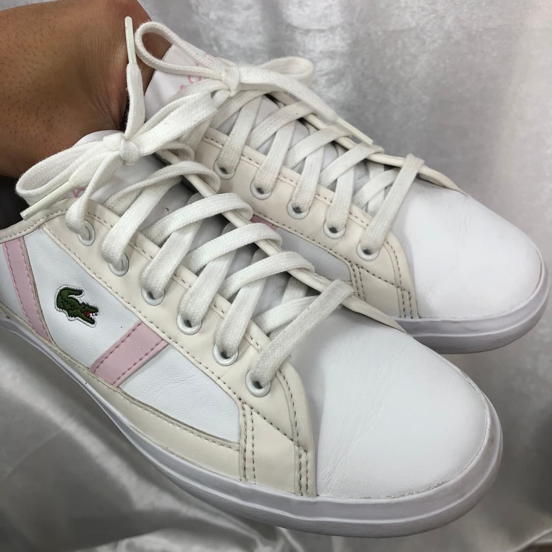라코스테 가죽 스니커즈 사이즈240  상품이미지8