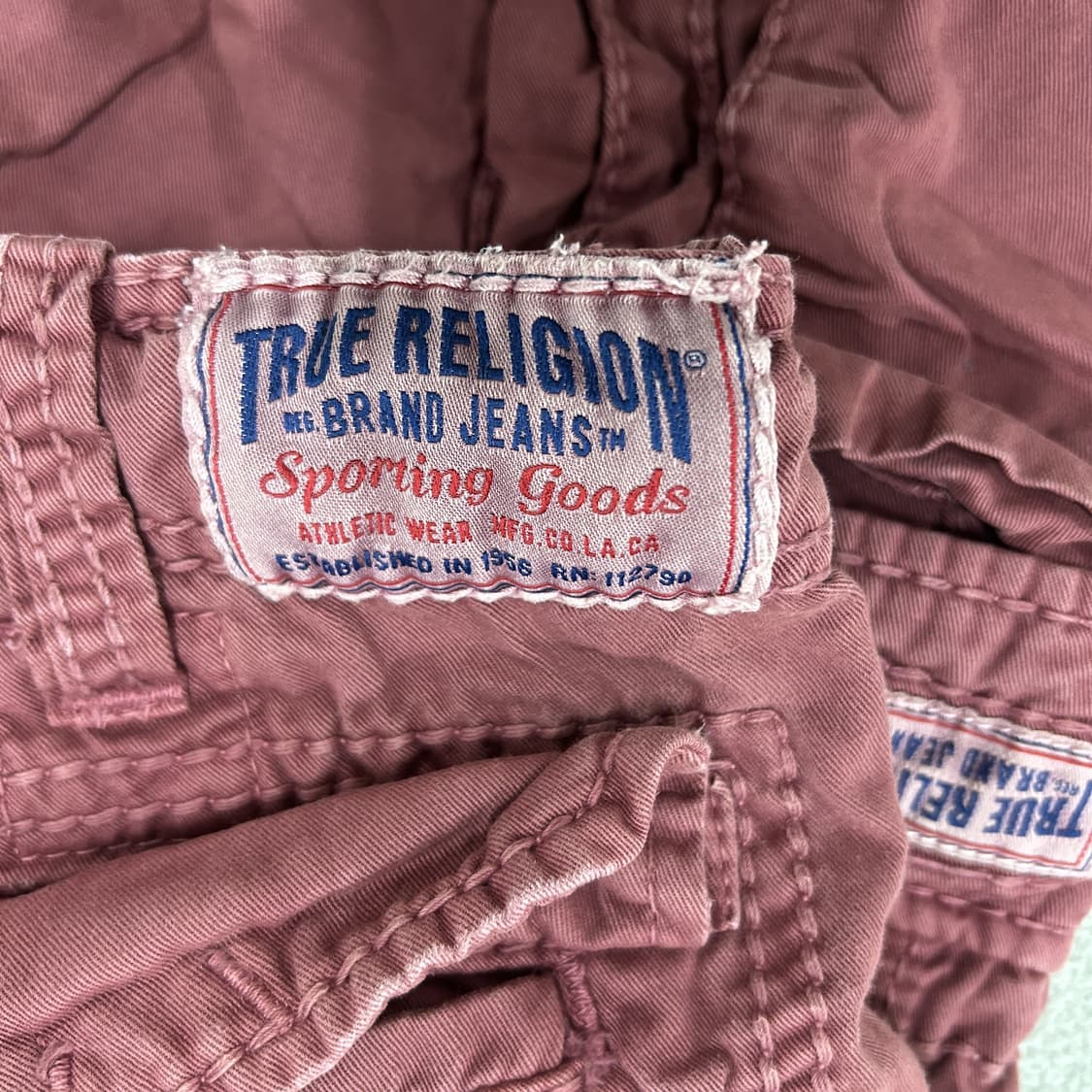 트루릴리전 핑크 포켓 반바지 팬츠 L 상품이미지2