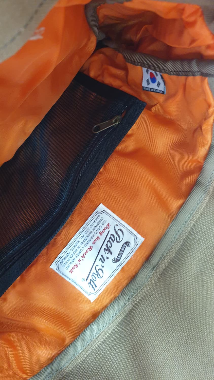 팩큰롤 캔버스 가죽 롤탑 백팩 상품이미지8