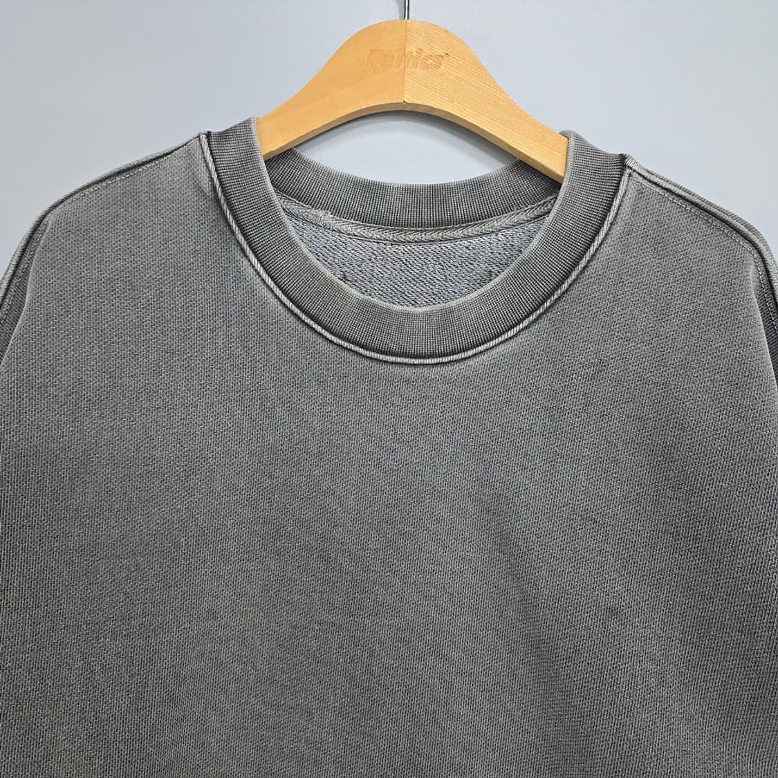 어텐션로우(ATTENTIONROW) 워싱 크루넥 맨투맨 프리 상품이미지2