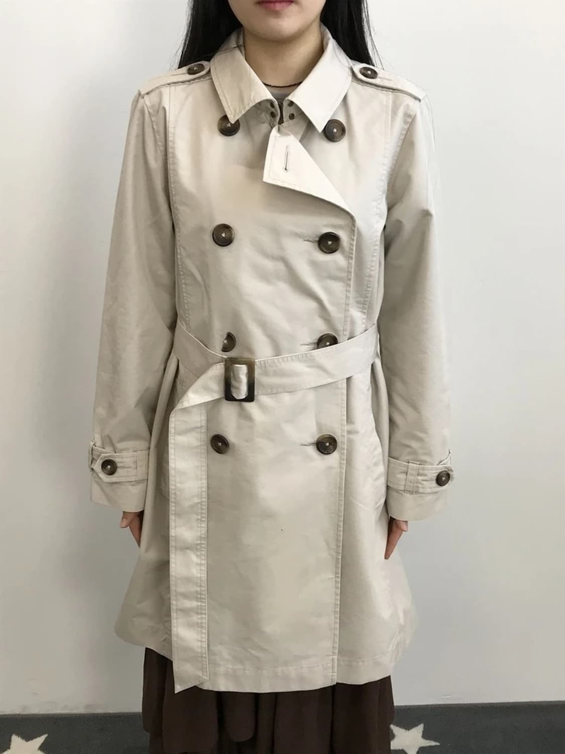 L.L.Bean Double Breasted Trench Coat 상품이미지2