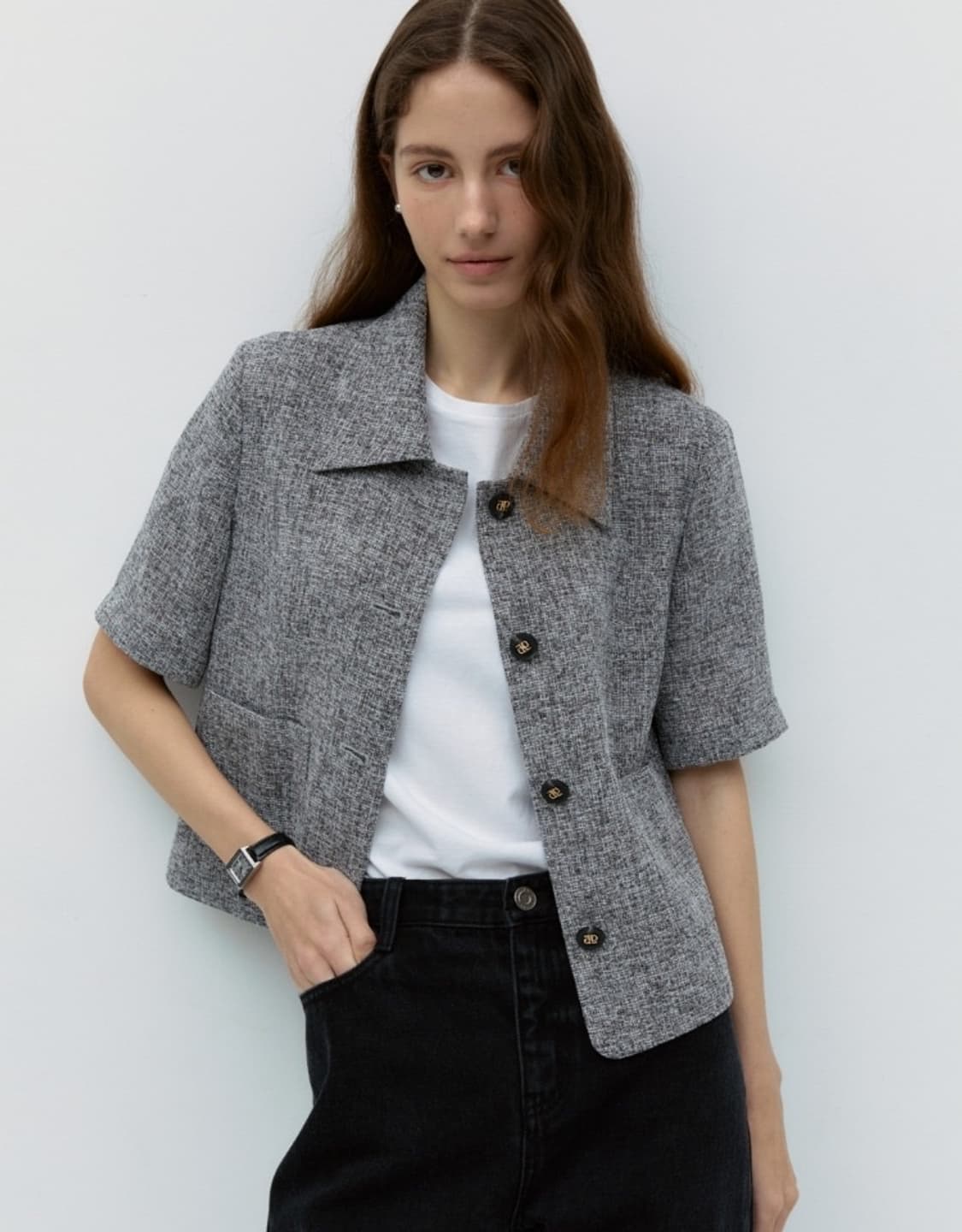 드파운드 반팔 자켓 상품이미지1