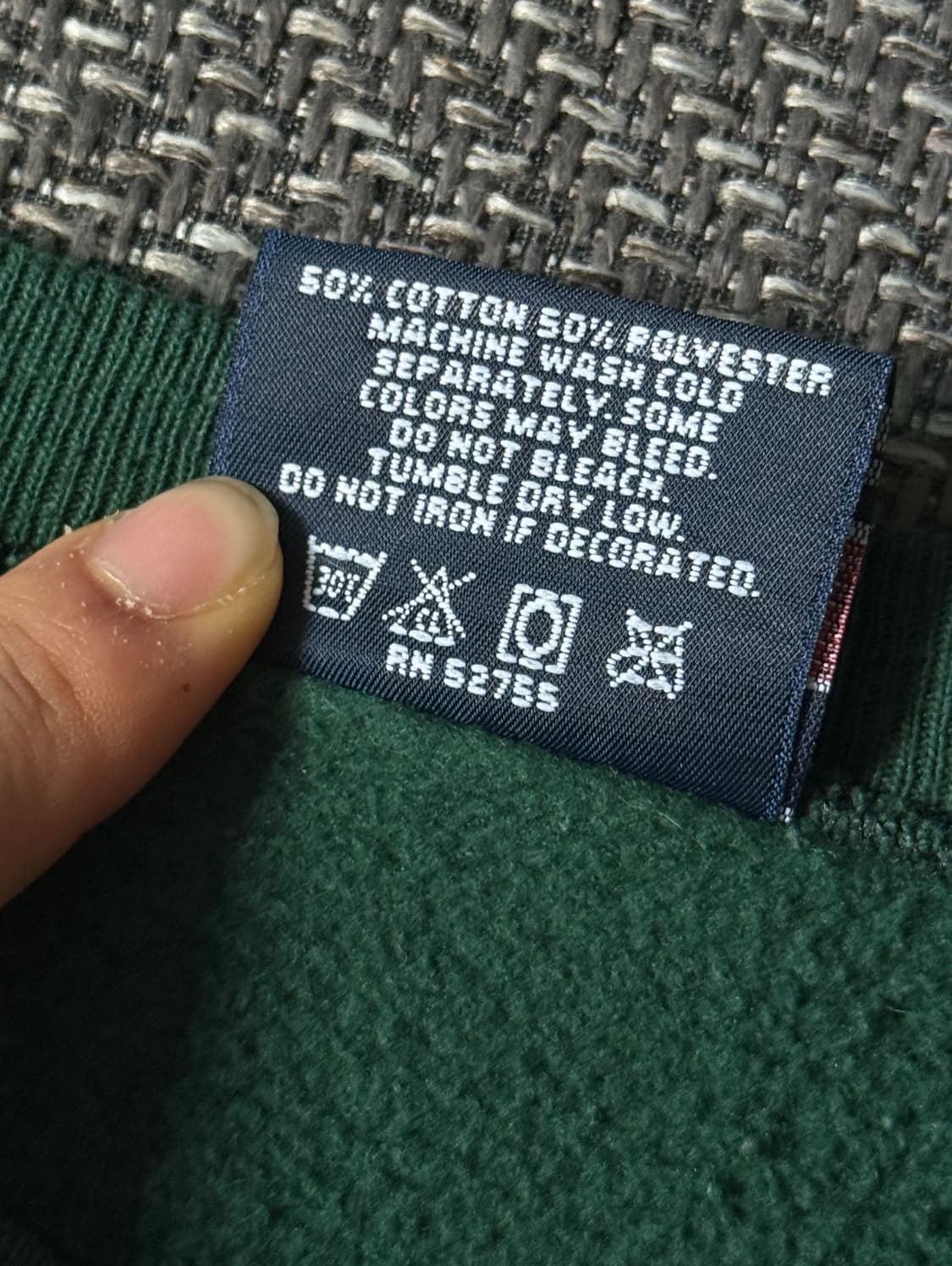 90s USA JANSPORT 빈티지 컬리지 스웻셔츠 (105-110) 상품이미지4