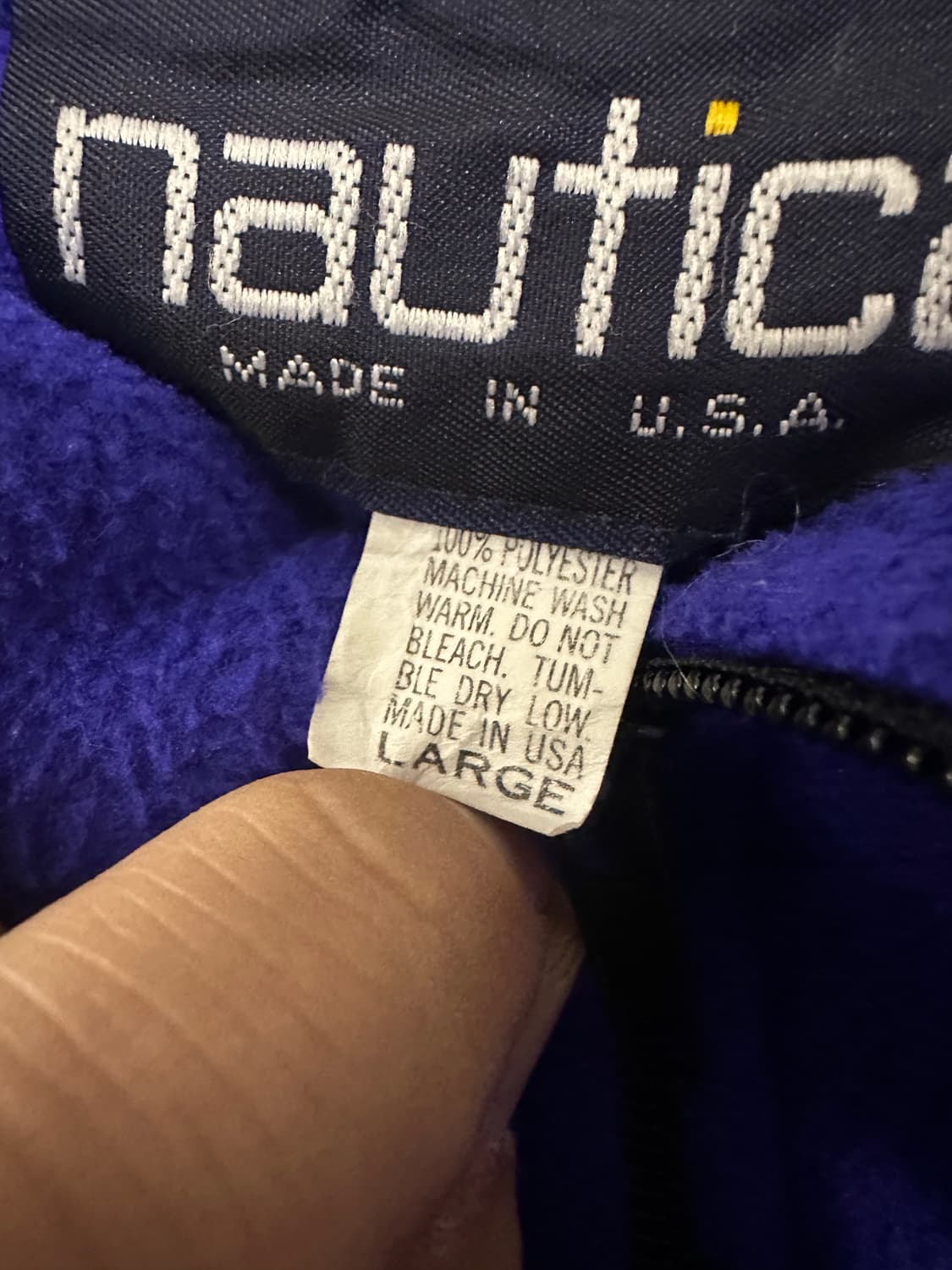 L)노티카 made in usa 반집업 후리스 상품이미지4