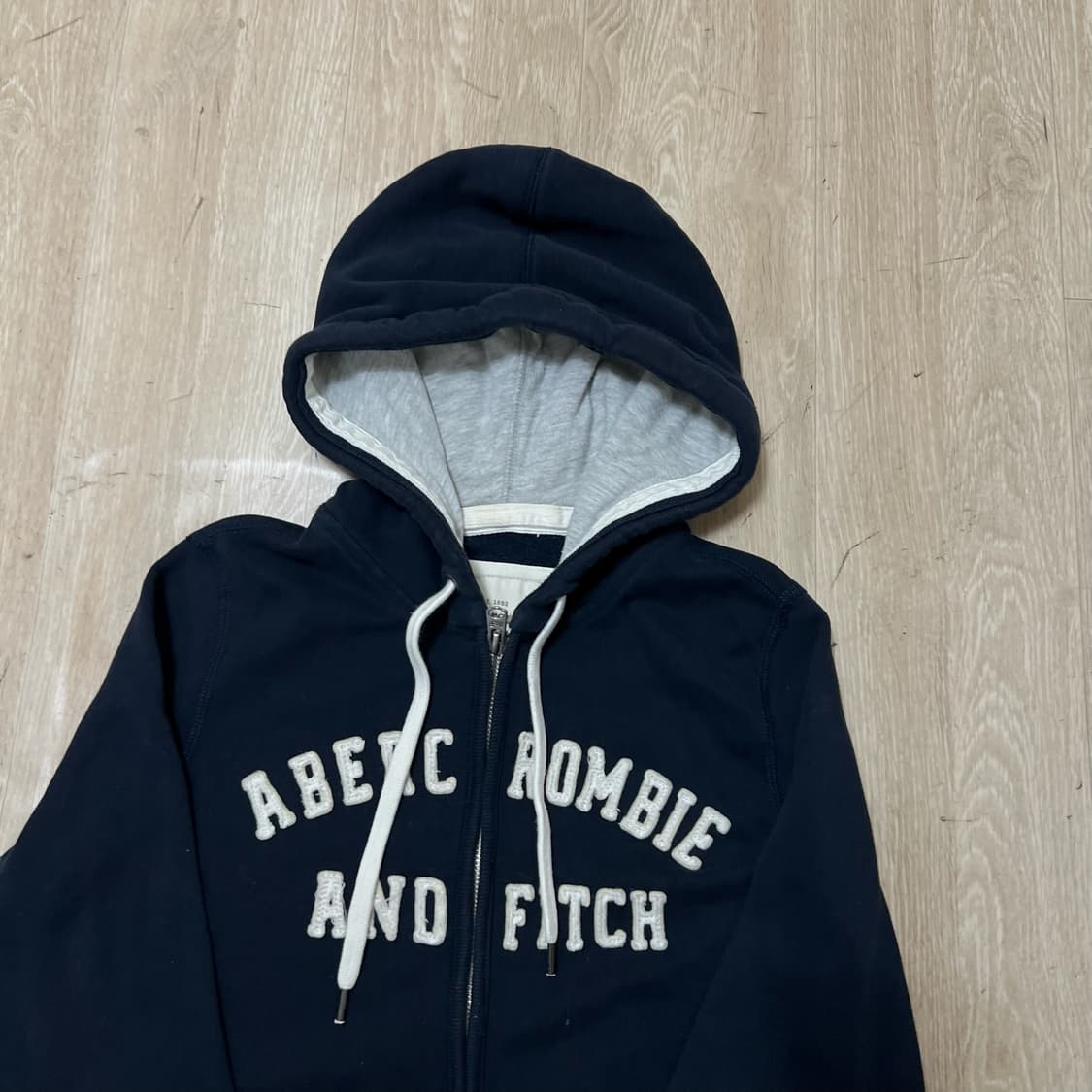 아베크롬비 뉴욕 여성 빅로고 후드집업 M 상품이미지2