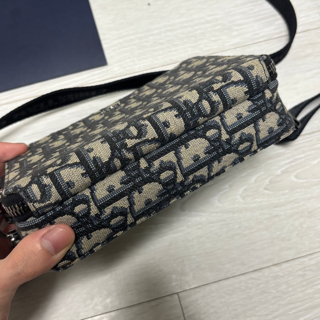 [백화점판/인보이스] 디올 오블리크 스트랩 파우치 크로스백 상품이미지5