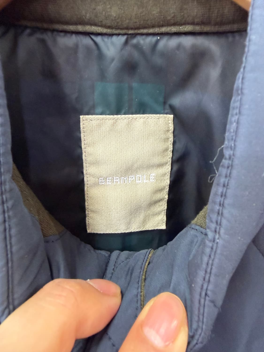 정품) 빈폴 남성 퀼팅 자켓 95 상품이미지7