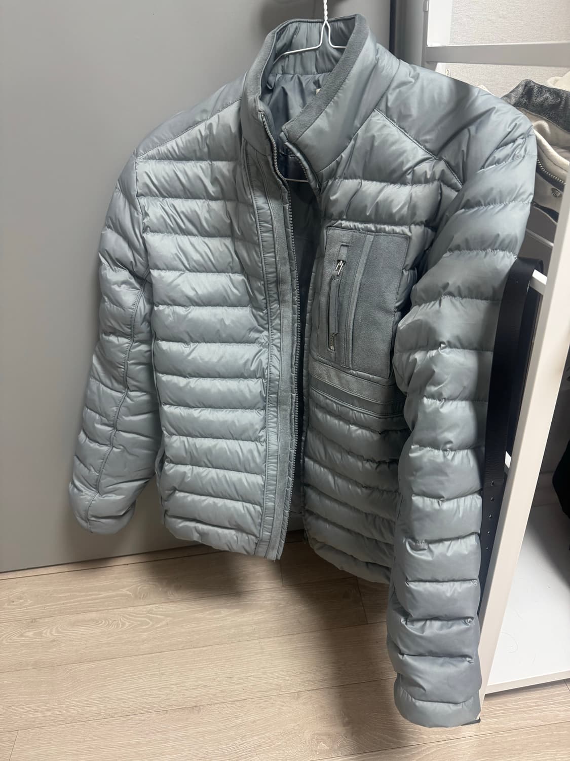 [S] 엑슬림 xlim ep8 02 다운 자켓 패딩 그레이 상품이미지3