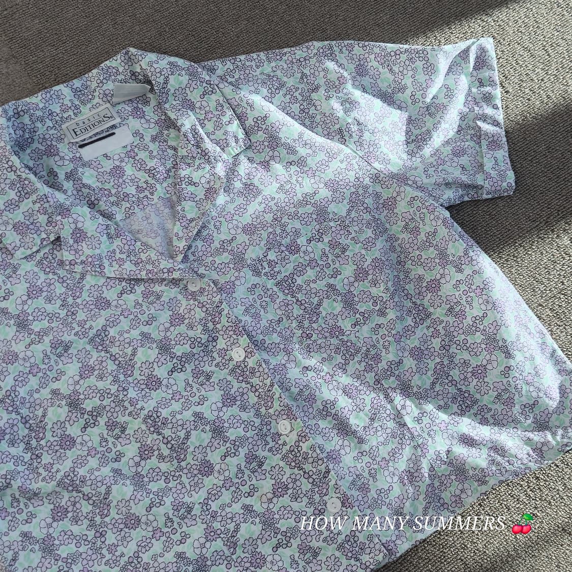 Basic Editions 플라워 패턴 반팔 셔츠 상품이미지6