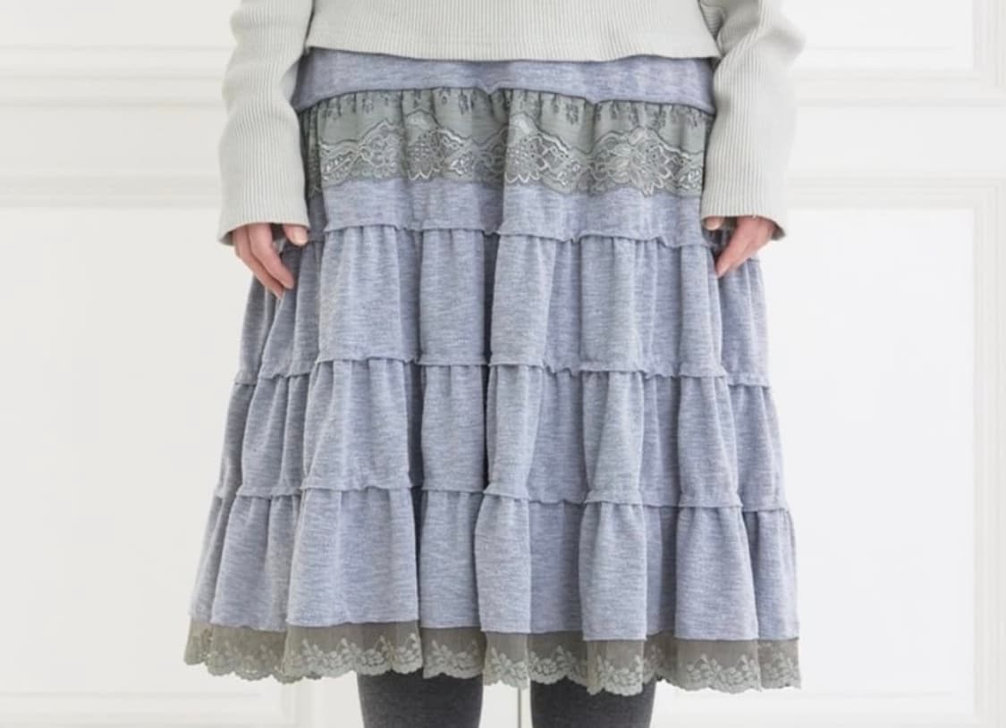 콜로신스 멜란지 스커트 구매  상품이미지1