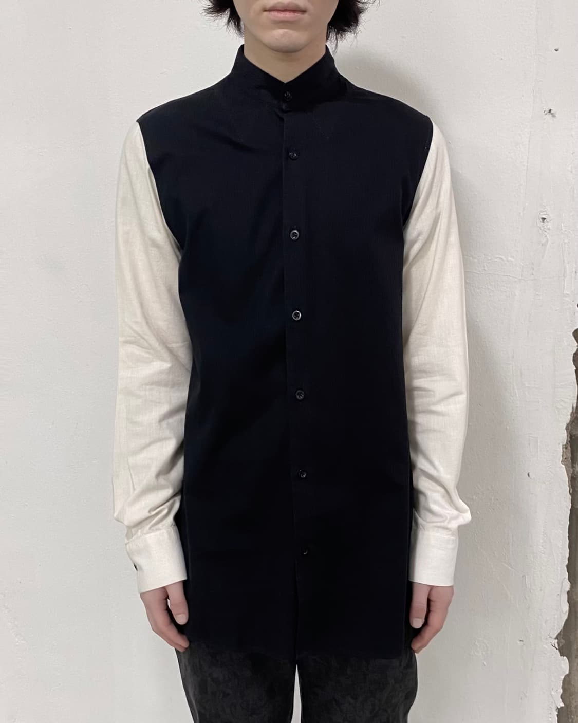 앤드뮐미스터 스탠드 카라 드레스 셔츠 상품이미지1