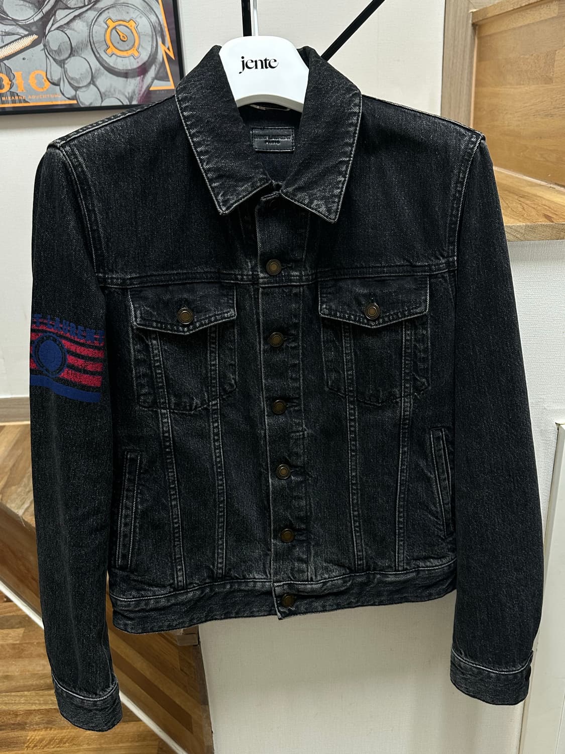 생로랑 18fw 데님자켓 상품이미지1