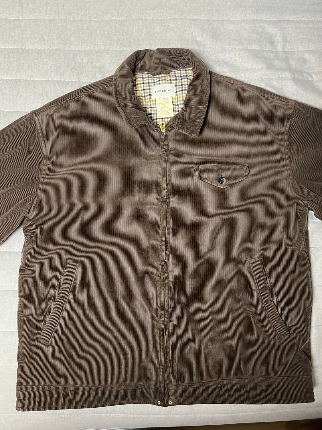 [M] 카키스 코듀로이 스윙자켓 브라운 상품이미지1