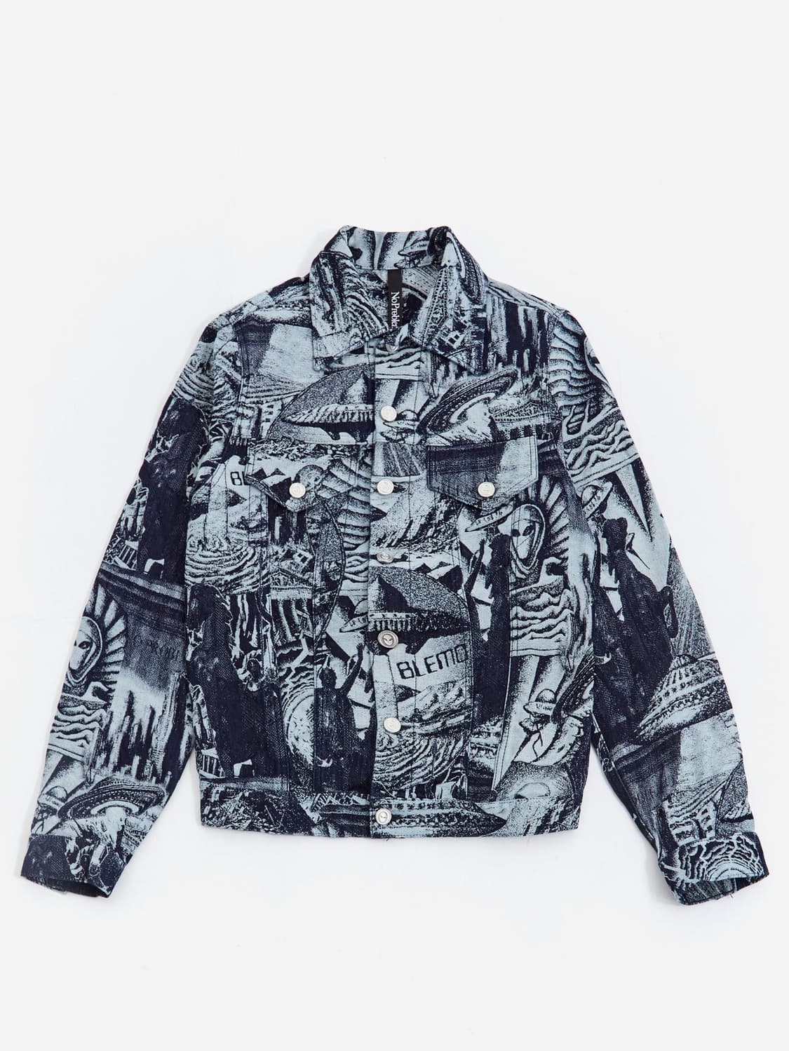 Aries No problemo 아포칼립스 자카드 트러커 자켓 상품이미지4