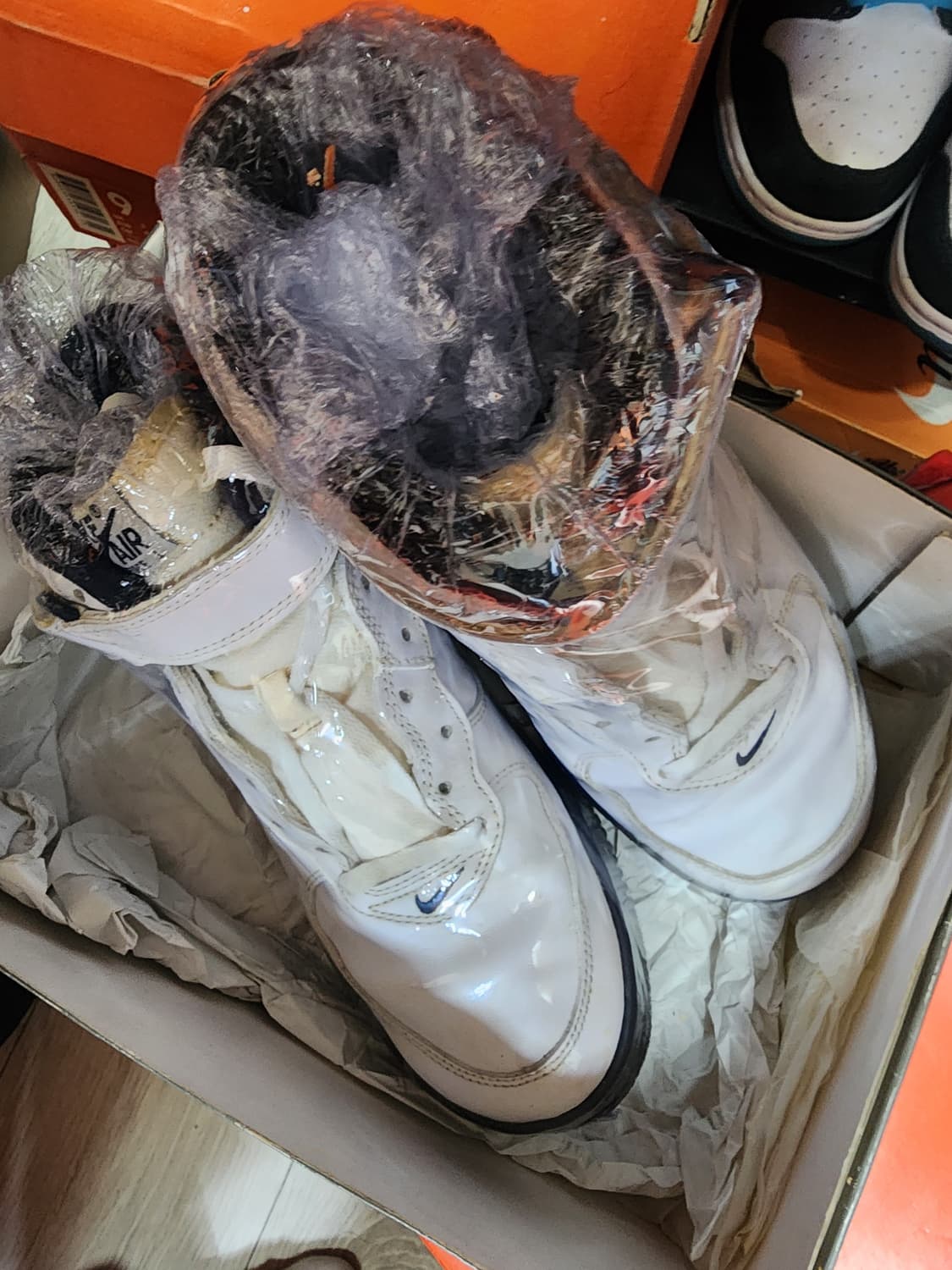 나이키 에어포스 1 미드 95년 남색완창 상품이미지5